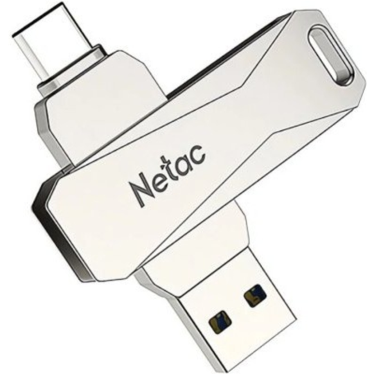 USB-накопитель «Netac» U782С, USB 3.0 +TypeC, 128GB, NT03U782C-128G-30PN