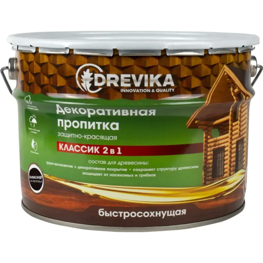 Пропитка «Drevika» 3 524, палисандр, 9 л