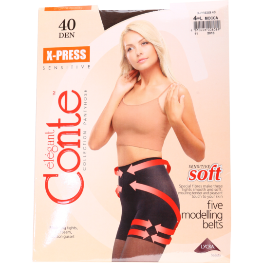 Колготки женские «Conte Elegant» X-Press, 40 den, mocco, размер 4