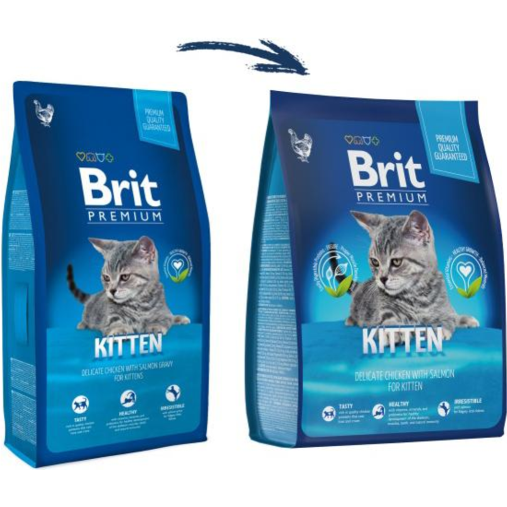 Корм для котят «Brit» Premium, Kitten, с курицей, 5049677 2 кг #3