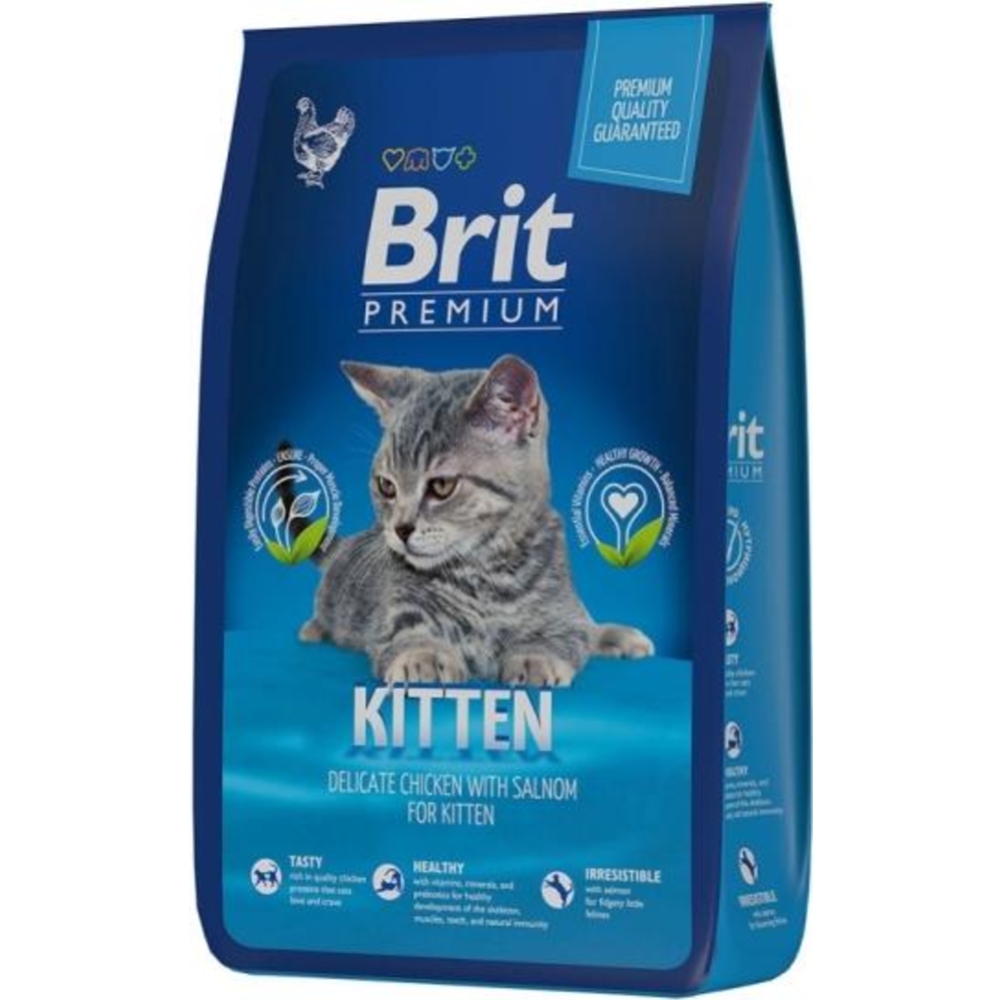 Корм для котят «Brit» Premium, Kitten, с курицей, 5049677 2 кг #6