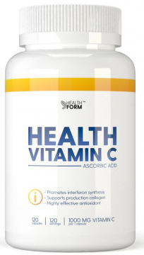 Витамин С Health Form Vitamin C 1000 mg 120 капсул