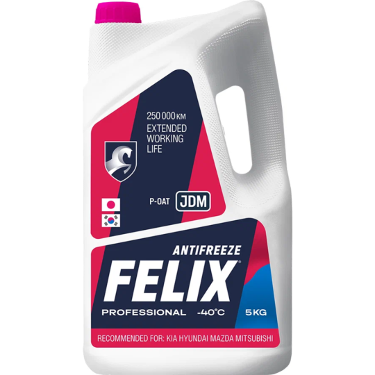 Антифриз «Felix» JDM Pink-40, 430206402, 5 кг