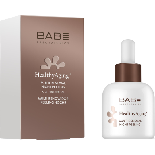 Пилинг-сыворотка «Babe Laboratorios» Healthy Aging+ Мультиобновляющая ночная, 30 мл