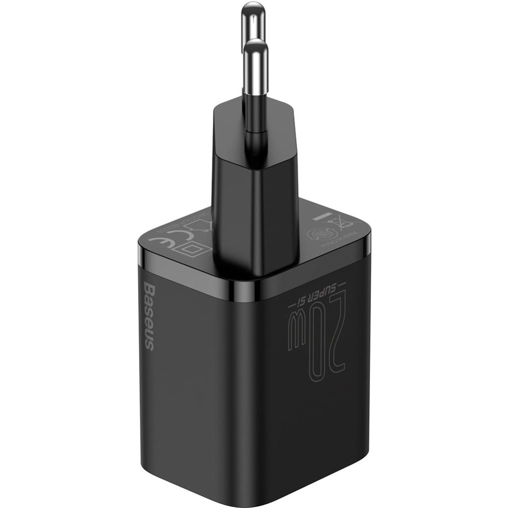 Сетевое зарядное устройство «Baseus» Super Si Quick Charger 1C 25W EU Black, CCSP020101