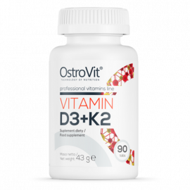Витамины Д3 + К2 OstroVit Vitamin D3 + K2 90 таблеток