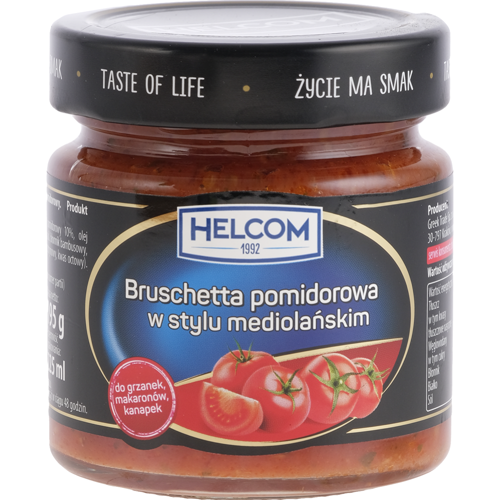 Брускетта «Helcom» с томатами по-милански, 195 г #0