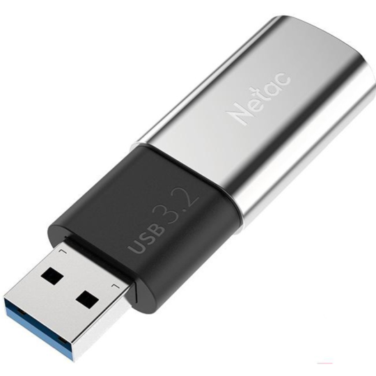 USB-накопитель «Netac» US2, USB 3.2 Solid State, 256GB, NT03US2N-256G-32SL