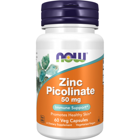 Цинк Пиколинат Now Foods Zinc Picolinate 50 мг, 60 капс.