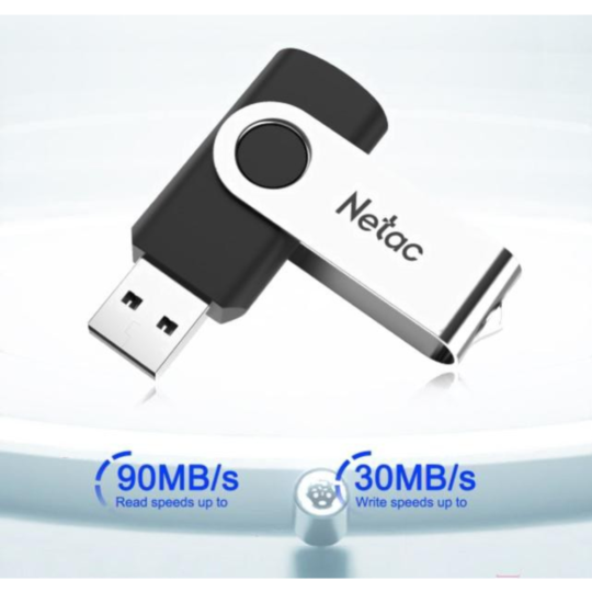 USB-накопитель «Netac» U505, USB 2.0, 32GB, NT03U505N-032G-20BK