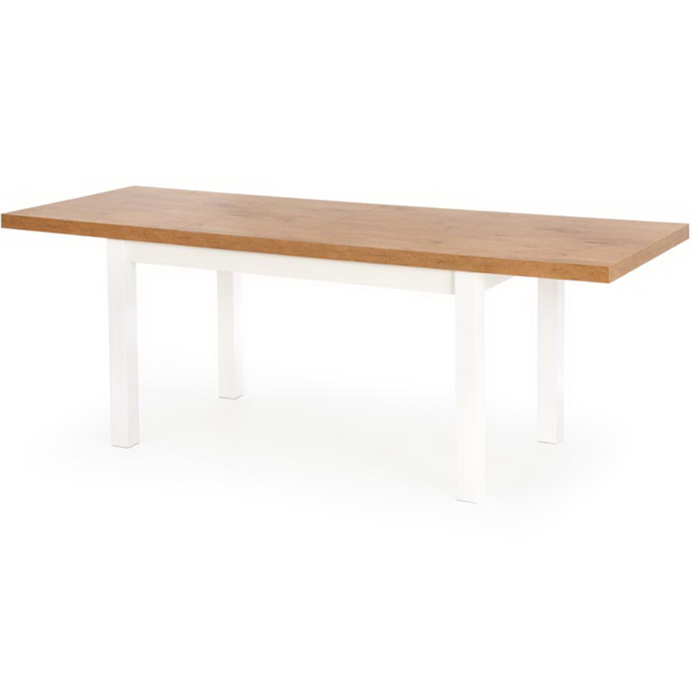 Обеденный стол «Halmar» Tiago, раскладной, дуб ланселот/белый