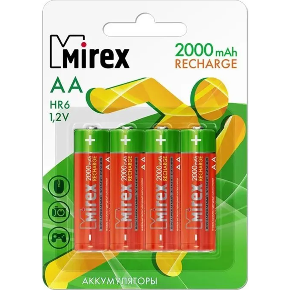 Набор аккумуляторов «Mirex» ААА-20-E4, 4 шт
