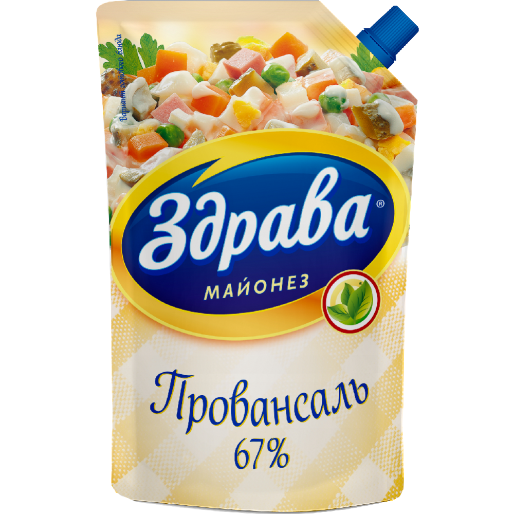 Майонез «Здрава» Провансаль 67%, 400 г #0