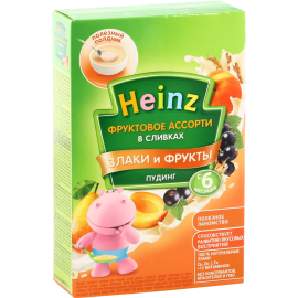 Пудинг сухой «Heinz» фруктовое ассорти, в сливках, 200 г