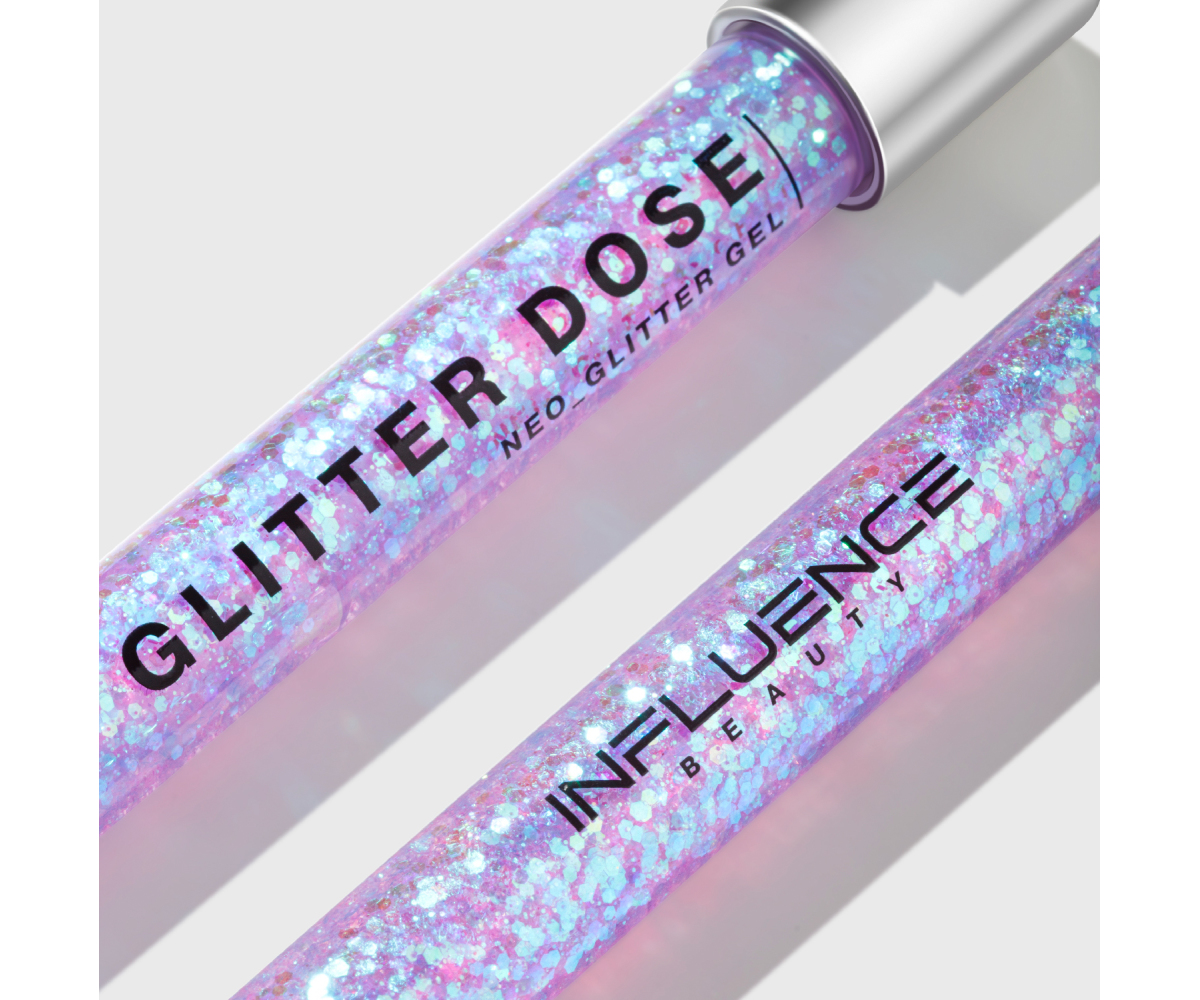 Глиттер Influence Beauty Glitter Dose на гелевой основе тон 06 фиолетовый 6.5мл