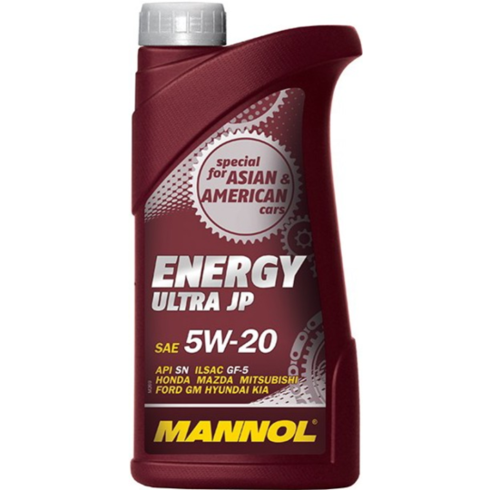 Масло моторное «Mannol» Energy Ultra JP 5W-20 Api SP, 5 л