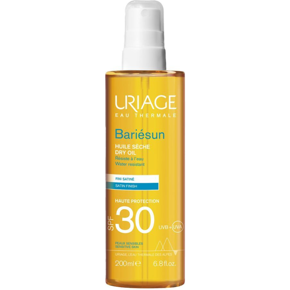 Солнцезащитное масло для тела «Uriage» Bariesun, SPF30, 200 мл																