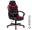 Картинка товара Кресло игровое Zombie 10 черный/красный текстиль/эко.кожа крестов. пластик
