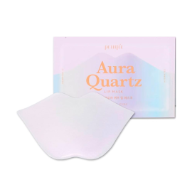 Гидрогелевая разглаживающая маска для губ с жемчужной пудрой Petitfee Aura Quartz Lip Mask 6.4гр