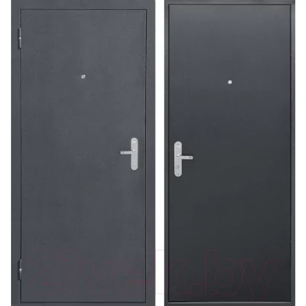 Входная дверь «Guard» Металл/металл, антик серебро, левая, 96x205 см