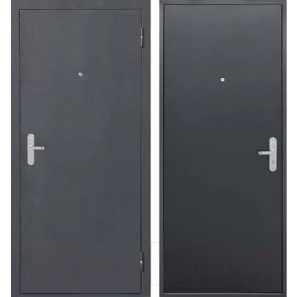 Входная дверь «Guard» Металл/металл, антик серебро, правая, 96x205 см