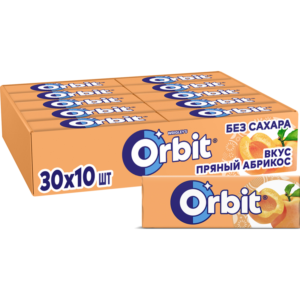 Жевательная резинка «Orbit» сочный абрикос, 13.6 г #2