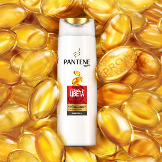 Шампунь для волос «Pantene» яркость цвета, 400 мл