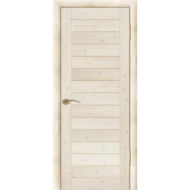 Дверь межкомнатная «Wood Goods» ДГ-ПН, сосна неокрашенная, 80x200 см
