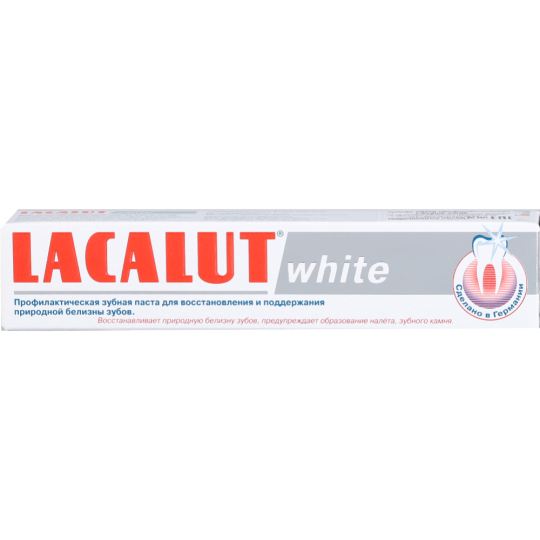 Зубная паста «Lacalut» white, 50 мл.