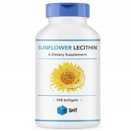 Подсолнечный лецитин SNT Sunflower Lecithin 1200mg, 170 капсул