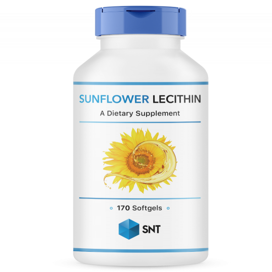 Подсолнечный лецитин SNT Sunflower Lecithin 1200mg, 170 капсул