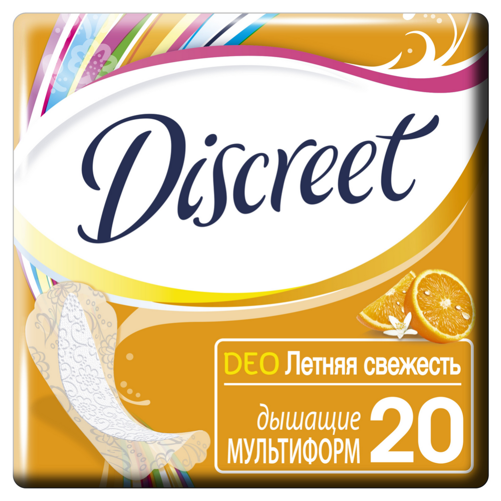 Прокладки гигиенические «Discreet» Deo, летняя свежесть, 20 шт