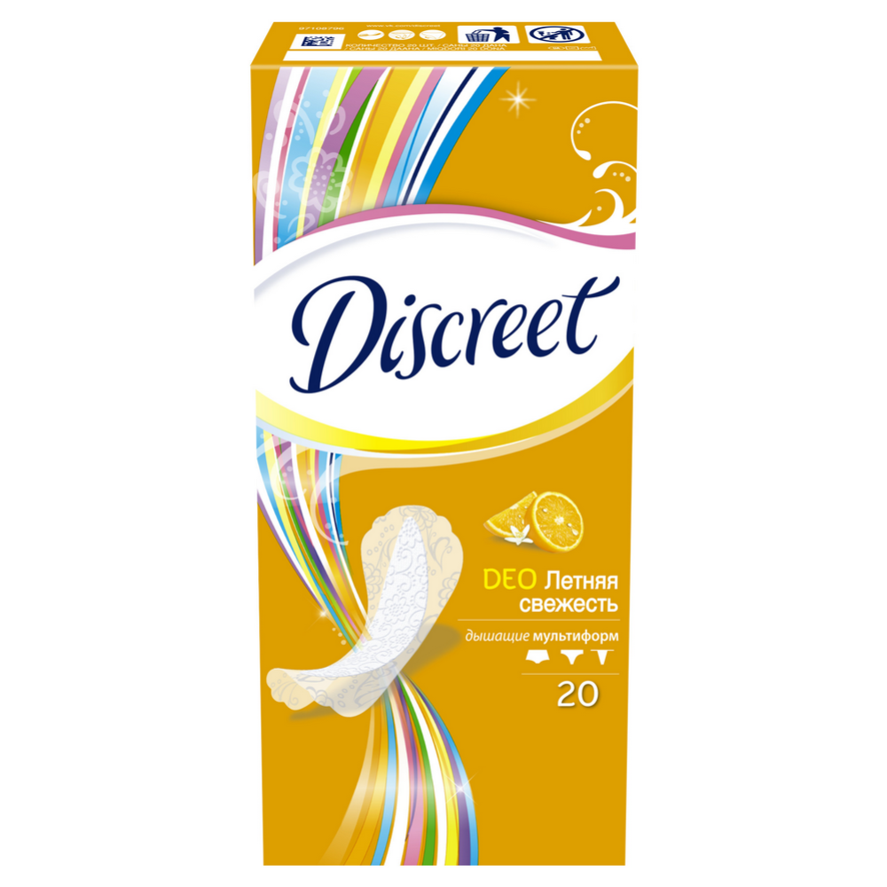 Прокладки гигиенические «Discreet» Deo, летняя свежесть, 20 шт