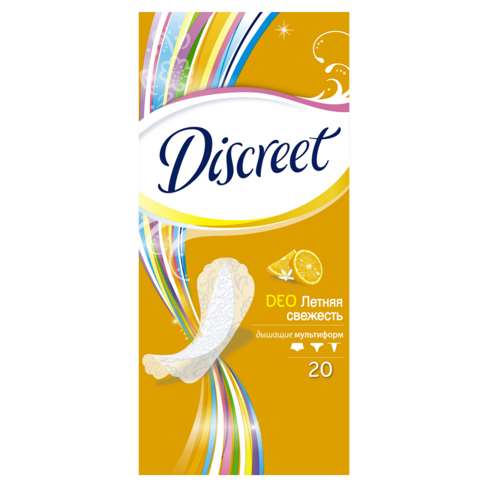 Прокладки гигиенические «Discreet» Deo, летняя свежесть, 20 шт