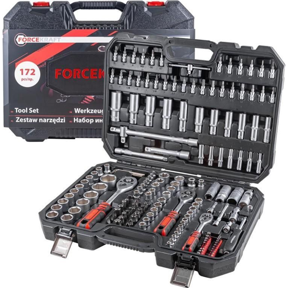 Набор инструментов «ForceKraft» FK-41723-5, 172 предмета