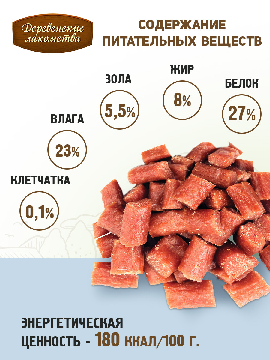 Лакомство Дольки крольчатины нежные для кошек, 1 шт