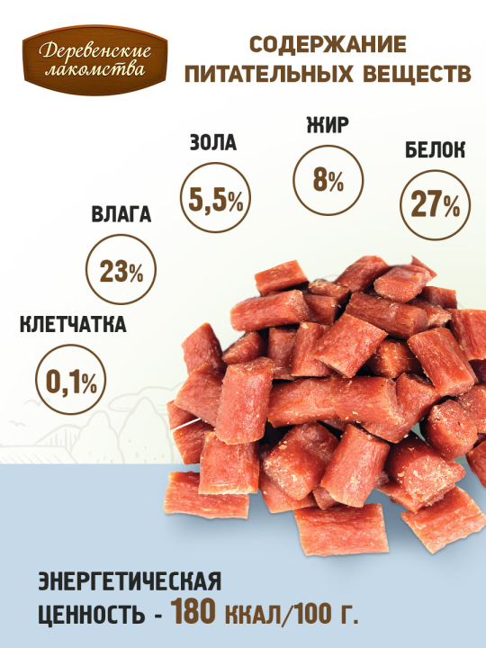 Лакомство Дольки крольчатины нежные для кошек, 3 шт