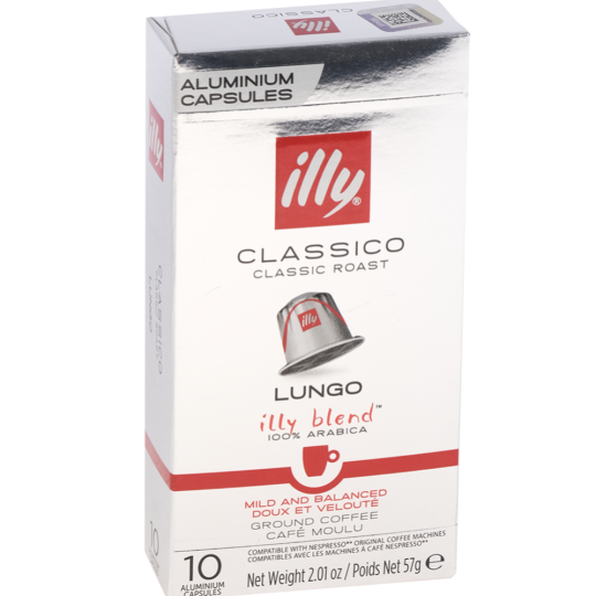 Срочный товар! Кофе молотый «Illy» Lungo Classico, 10 шт, 57 г