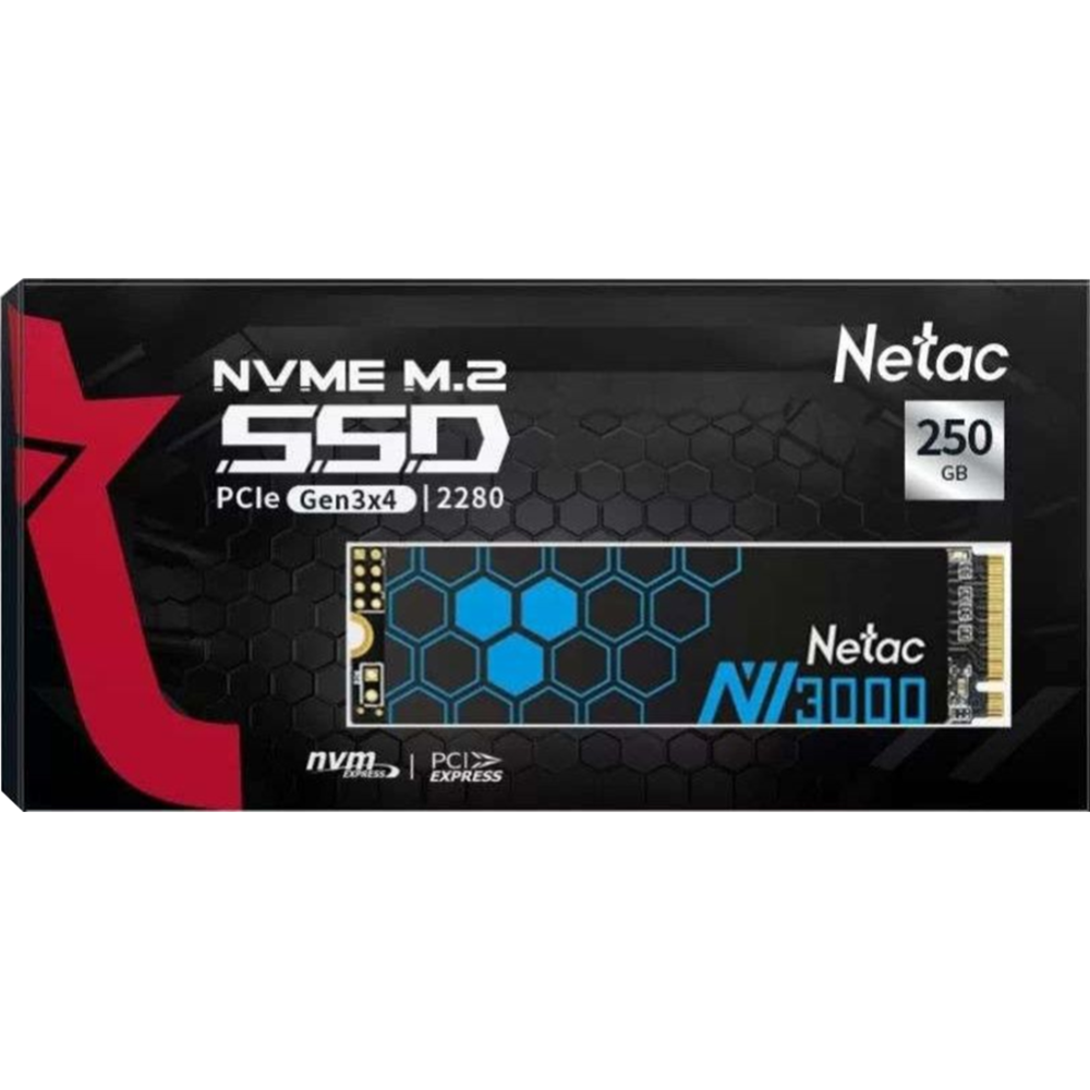 Картинка товара SSD диск «Netac» NV3000 250GB, NT01NV3000-250-E4X