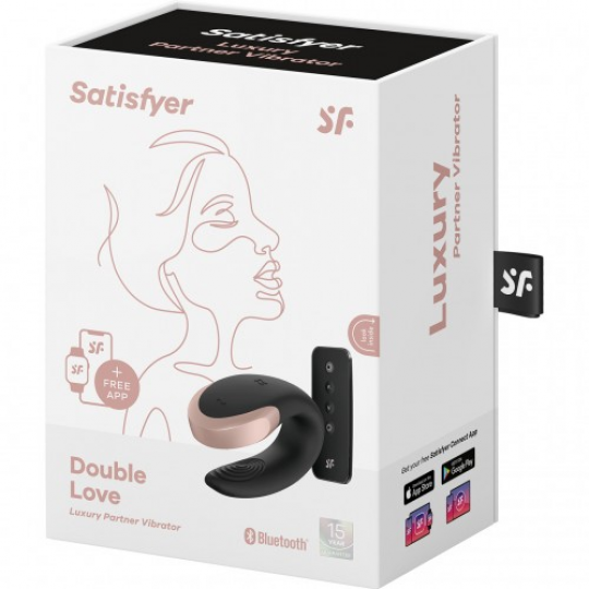 Смарт-стимулятор для пар Satisfyer Double Love черный