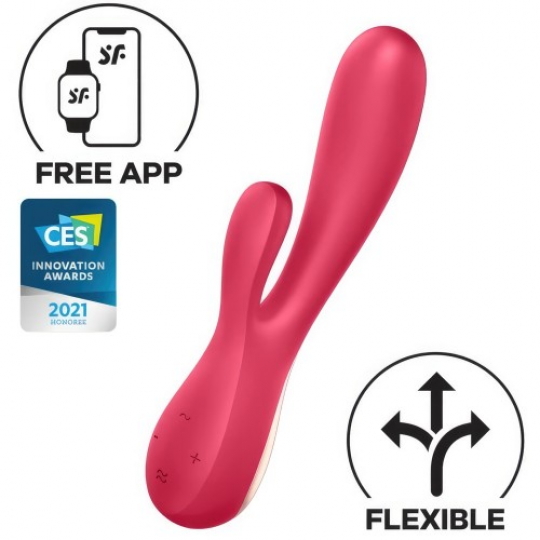 Смарт-вибратор Satisfyer Mono Flex красный