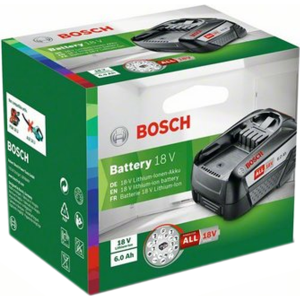 Аккумулятор «Bosch» PBA 18V, 1600A00DD7