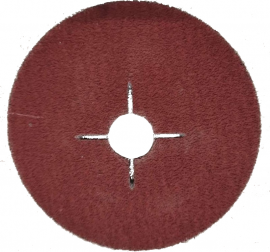 Фибровый диск MIKOLA (абразивный материал 3М-984F), P80+, 125Х22мм