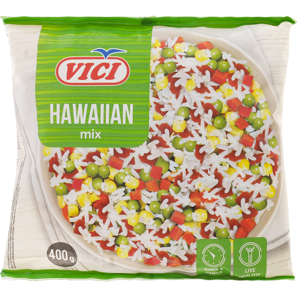 Смесь овощ­ная «VICI» Га­вай­ская, за­мо­ро­жен­ная, 400 г