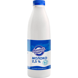 Молоко  уль­тра­па­сте­ри­зо­ван­ное «Мин­ская марка» 2,5 %, 900 мл
