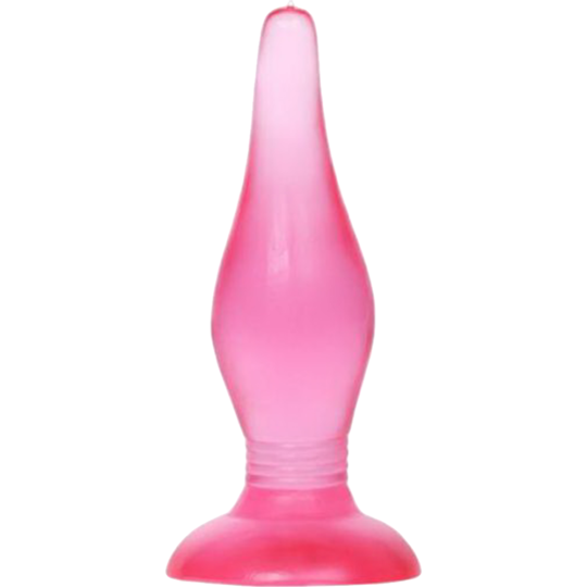 Пробка интимная «BAILE» Butt plug, BI-017006 Pink, розовый, 14.5 см