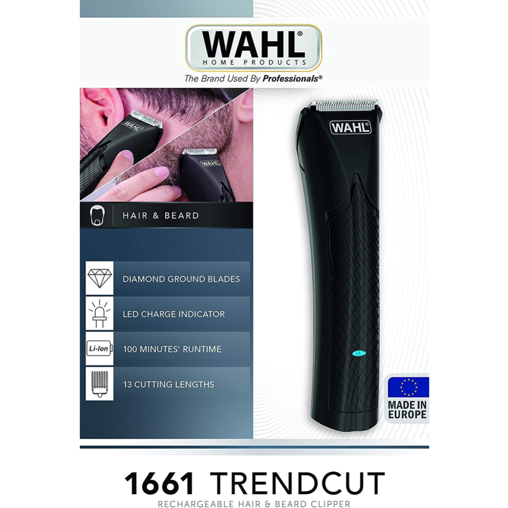 Машинка для стрижки «Wahl» TrendCut Black, 1661.0465