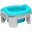 Картинка товара Дорожный горшок «Roxy kids» HandyPotty, HP-255G, серый