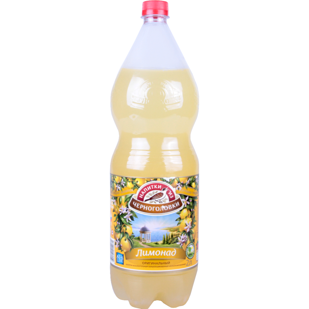 На­пи­ток га­зи­ро­ван­ный «На­пит­ки из Чер­но­го­лов­ки» Ли­мо­над, 2 л