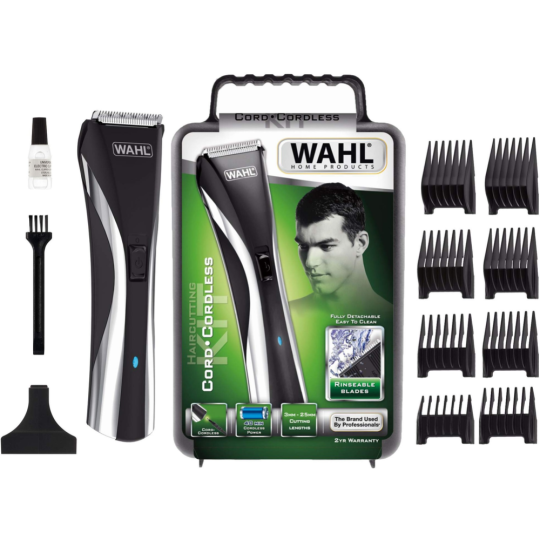 Машинка для стрижки «Wahl» Hair & Beard LED Black, 9698-1016